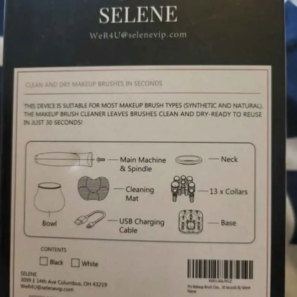 Electric Makeup Brush Cleaner & Dryer – Automatic Spinner Machine (New)